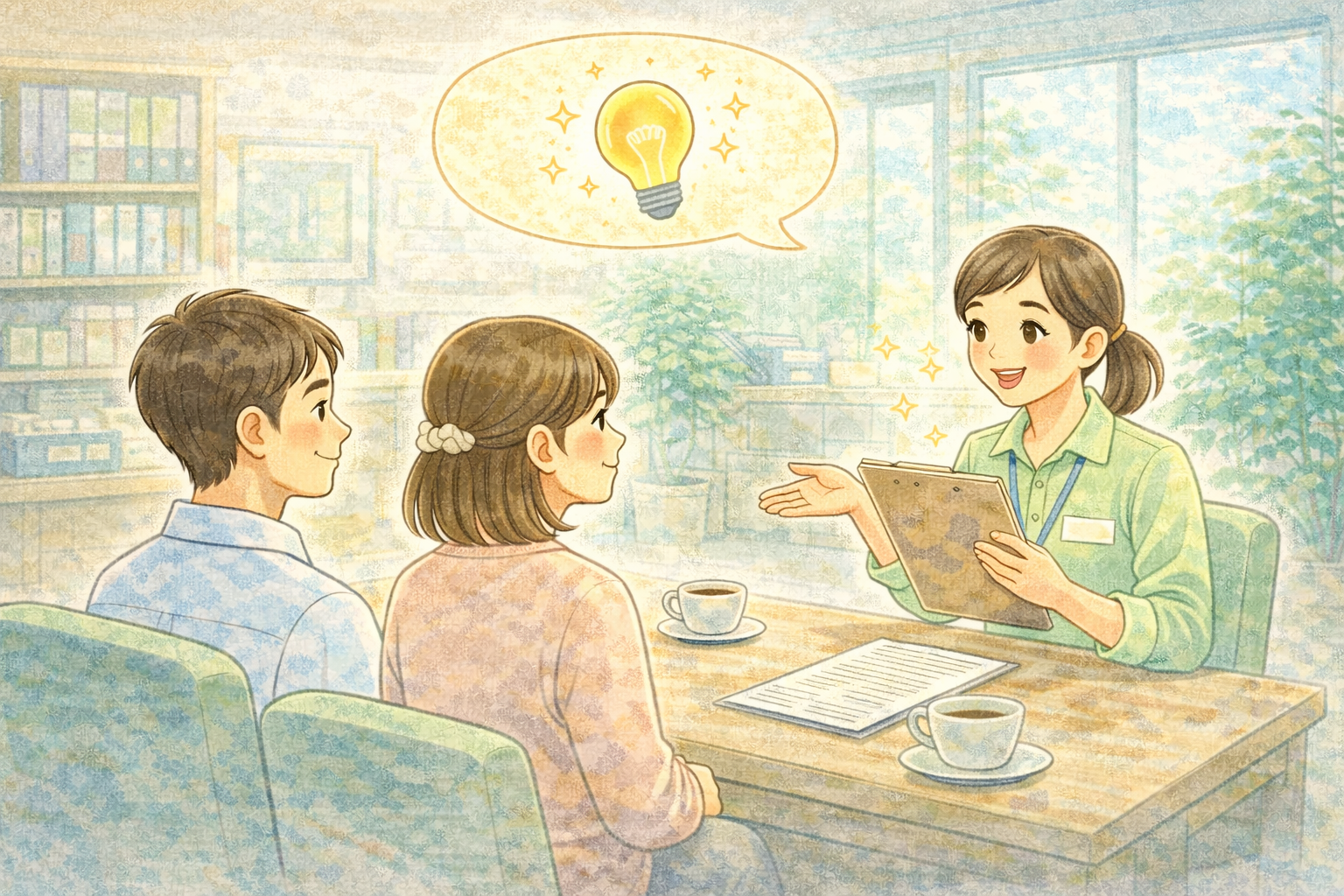 就労選択支援の制度を説明するイラスト