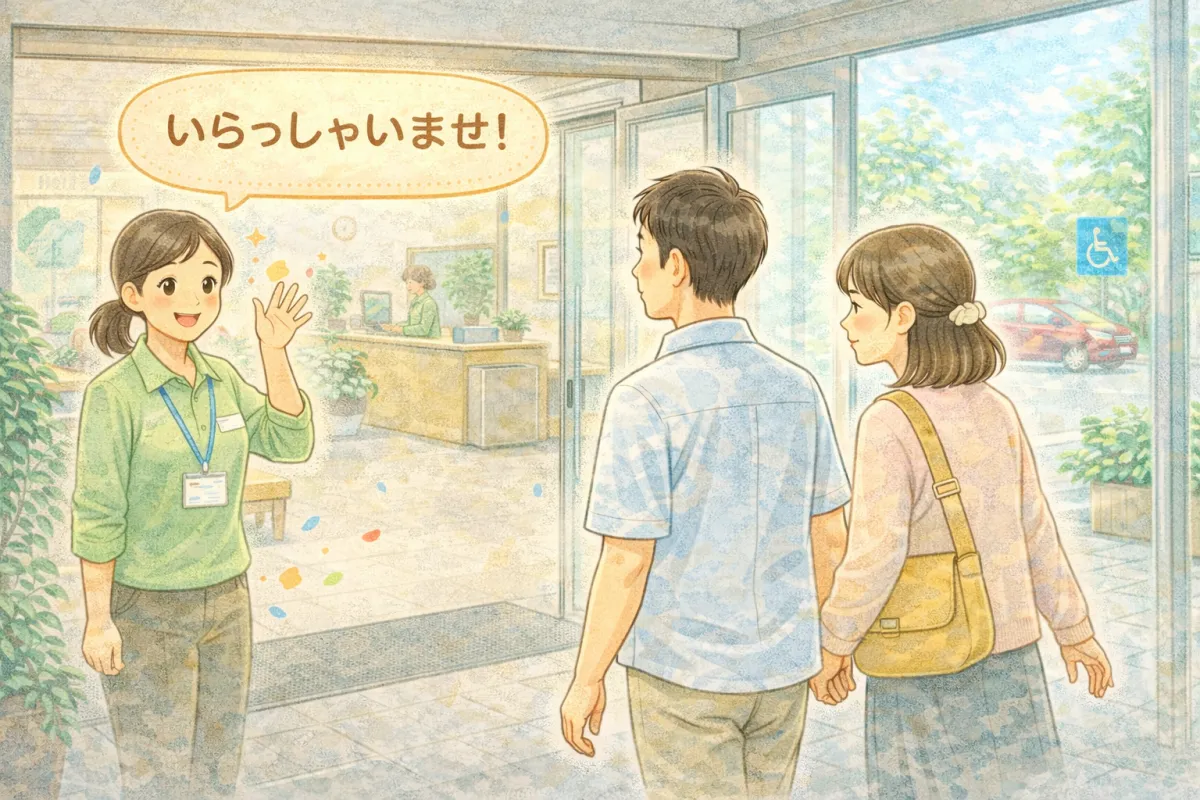 佐賀市・佐賀駅周辺の就労継続支援B型ガイドのイラスト